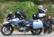 Vstrom megpakolva Vstrom megpakolva
