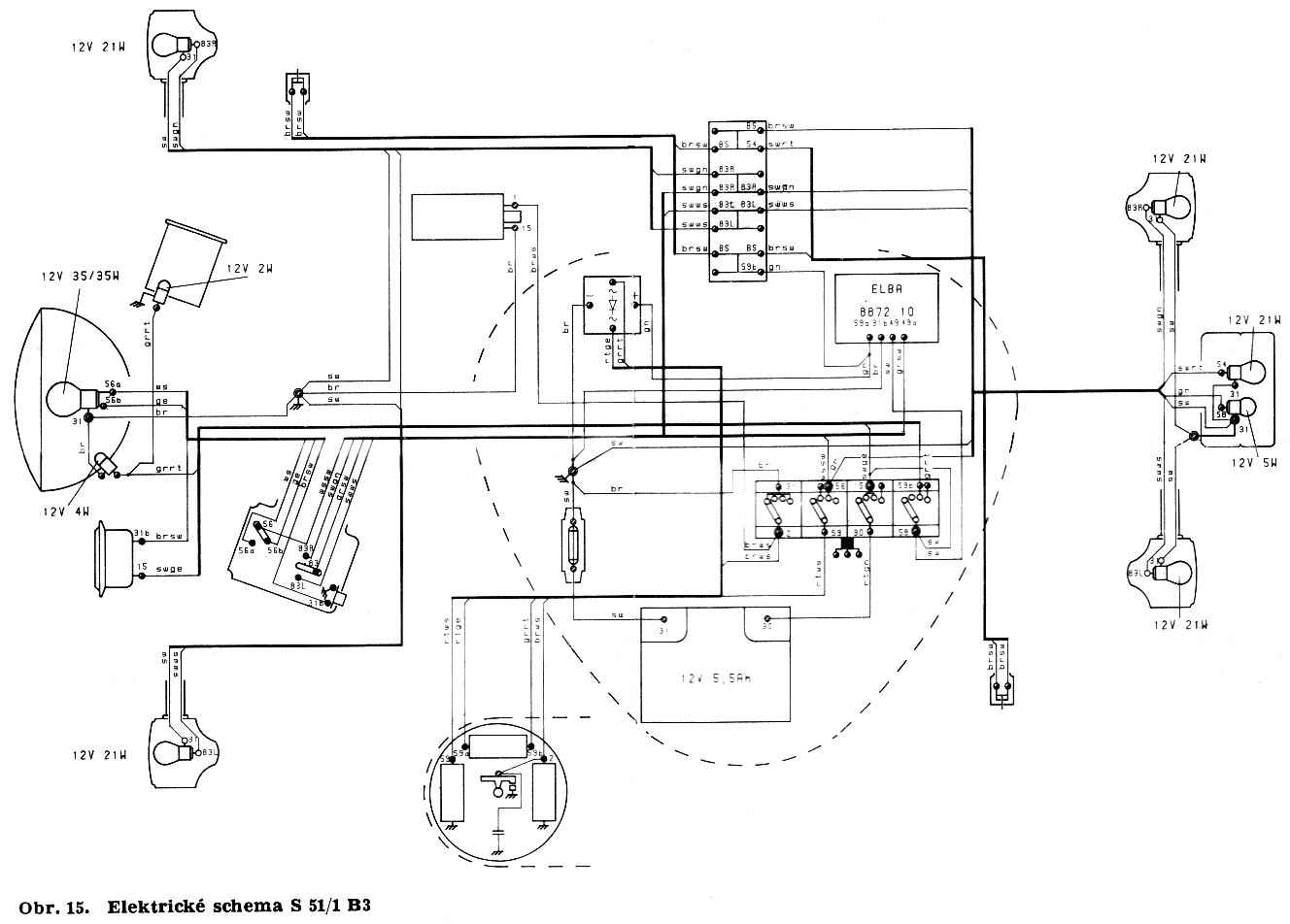 Schaltplan Simson S51 12 Volt - Wiring Diagram